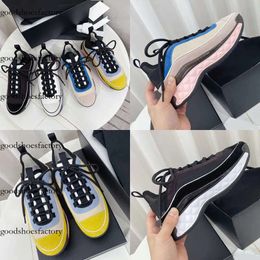 designer brand Italian womens white casual women couple sneakers raised canvas shoes in the box Original edition Origal