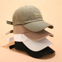 Ball Caps Fashion Letter Embroidery Baseball Men Women Snapback Hip Hop Hat Summer Breathable Sun Gorras Unisex Streetwear Bone A37