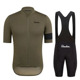 Raudax Cycling Clothing Road Uniform Set Summer Breathable Bicycle Clothes MTB Sportswear Mens Bike 240426