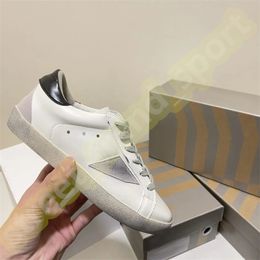 Mens Fashion Golden Casual Shoes Womans Do-Old Dirty Flat Boots sneakers Super Star Leather Plate-forme luxury Sneaker Outdoor Breathable Designer Gooses Shoe P58