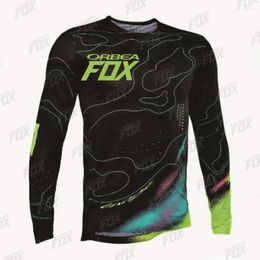 Racing Jackets 2024 Men's Downhill Jersey OrbeaFox Mountain Bike Mtb Shirts Offroad Dh Motorcycle Motocross Sportwear Bicycle Cycling