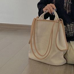 Shoulder Bags Large Capacity Ladies Summer Travel Casual Tote Handbags Simple Women Portable Bucket Bag Fashion Female Shopping