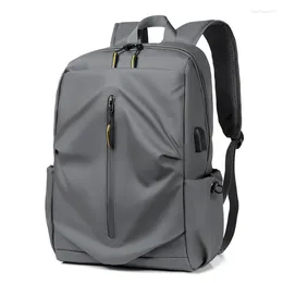Backpack Men's Business High Quality Nylon Water Proof Large Capacity Computer Bag Leisure Commuting Lightweight Travel