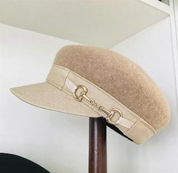 2020 Winter Beret Femme Leather French Hat Octagonal Women British Style Gavroche Black Beret Newsboy Cap6979688
