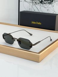 John Dalia Designer Sunglasses for Woman Fashion Sport Polarised UV Protection Goggle Beach Man Womens Trendy Mens Pink Black Sun glass AMARU SIZE 54-20