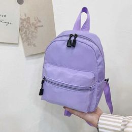 Backpacks Fashion Mini Backpacks Teen Girls Small School Bags Nylon White Rucksack Casual Backpack Women Backpacks