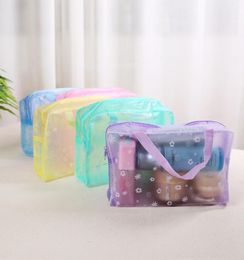 Women Travel Transparent Cosmetic Bag Portable PVC Zipper Toiletry Make Up Bags Handbag Organiser Fre 5547754