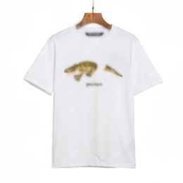 Palm PA 24SS Summer Letter Printing Broke Beheaded crocodile Logo T Shirt Boyfriend Gift Loose Oversized Hip Hop Unisex Short Sleeve Lovers Style Tees Angels 2062 XRP