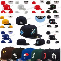 48 Colors Men's Baseball Fitted Hats Classic Sport Letter knitting Casquette Letters Snapback Adjustable Basketball Derrick Rose Fitted Cap