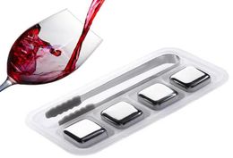 Stainless Steel Ice Cubes coolers Reusable Chilling Stones for Whiskey Wine Keep Your Drink Cold Longer SGS Test Pass222A7576789