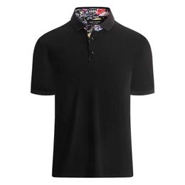 Men's Polos New haute couture mens shirts for 2023 ironless business long sleep hot selling in Europe and the United States Q240508