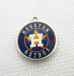 Baseball Houston Dangle Charms Mix Style DIY Pendant Bracelet Necklace Earrings Snap Button Jewellery Accessories9484819