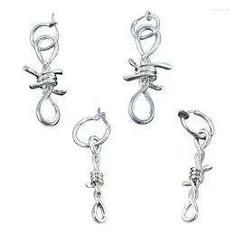 Hoop Earrings Irregular 8-Shaped Dangle Earring Fashion Jewelry Birthday Gift For Women Girls