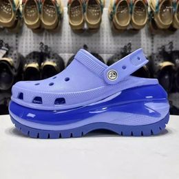 Slippers Summer Outdoor Holiday Happy Garden Shoes Thick Soles Increase Non-slip Comfortable Casual Beach Sandals