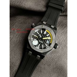 Designers Mechanical Glass SUPERCLONE Wristwatches Carbon Watches Swiss 15707 Zf APS 42Mm Aaaaa Brand Ipf Men Ceramic 13.9Mm 15706 Fiber Dive 3120 97403
