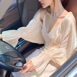 Wraps & Jackets 7 Colors Wedding Wrap Shawl Long Sleeve Cape For Dress Summer Shrugs Bolero Women Bridal Cover Up Jacket Femme Mariage 257p