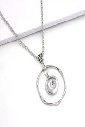 Pendant Necklaces 10PCS Interchangeable 18mm Snap Jewellery Liobonar Buttons Charms Necklace For Women15426666