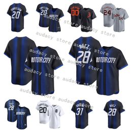 all stitched 2024 city Connect Jersey 24 Miguel Cabrera Javier Baez baseball Jersey Spencer Torkelson Riley Greene Tarik Skubal Jack Flaherty Parker Meadows white