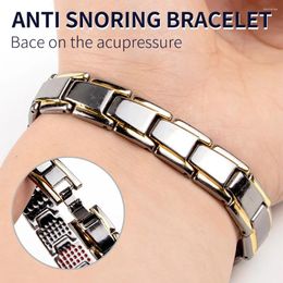 Bangle Black Bracelet Men Hand Chain Energy Health Body Slimming Magnetic Stainless Steel Bracelets For Women