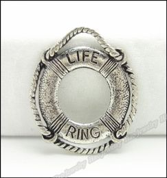 Fashion Swim ring charms Antique Plated Silver alloy pendant Fit DIY Jewelry Findings 120pcslot7022974