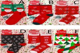 2020 Cute Cartoon Elk Deer Socks Winter Women Sock Red Christmas Sock Cotton Keep Warm Baby girl boy Soft Socks christmas decorati2673455