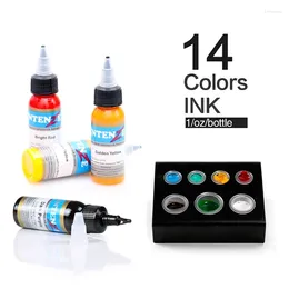 Tattoo Inks Professional Ink All Purpose Colors - & Body Art Paint Microblading Pigment 1 Ounce (29 Milliliter)