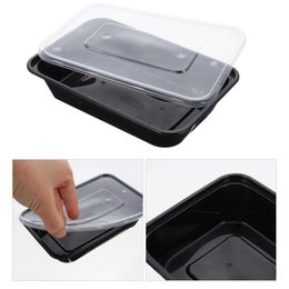 Disposable Dinnerware 50 disposable food containers lunch box light with plastic cover Pp takeout Q240507