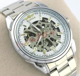 fashion winner brand women clock hollow classic fashion Stainless autonatic female selfwind mechanical wrist watch3285707