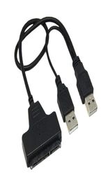 50CM USB 20 SATA 715Pin to USB 20 Adapter Cable for 25 HDD Laptop Hard Disc Drive56110236682846