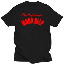 Men's T-Shirts 2024 Hot Sale MOBB DEEP Murda Muzik promo Rap Hip hop T-Shirt Reprint USA 2 J240506