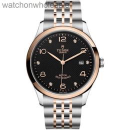 Luxury Tudory Brand Designer Wristwatch Swiss 1926 Series Mens 18k Rose Gold Calendar Mechanical Watch M91651-0004 with Real 1:1 Logo