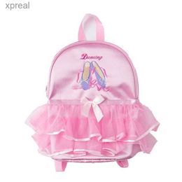 Backpacks Girl Ballet Bag Baby Ballet Bag Childrens Gymnastics Bag New Pink Lace Girl Dance Bag WX