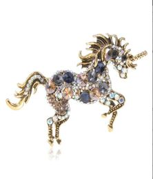 Pins Brooches Cindy Xiang Rhinestone Large Dragon For Women Vintage Colorf Zodiac Animal Pin Chinese Feng Winter Accessories DropDhxts2355180