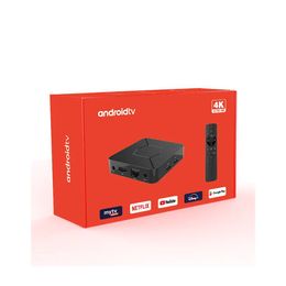 New!!Q5 Android TV Box OTT Middleware 4K Player ATV UI BT Voice Remote free to view live channels Smart TV box