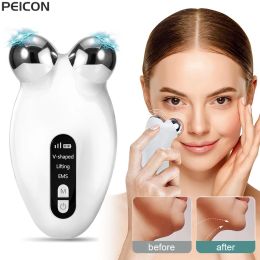 Devices Face Lifting Massager EMS Microcurrent Facial Massager Face Wrinkle Lift Machine Anti Wrinkle Chinup EMS Face Lifting Massager