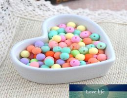 Whole8mm Mixed Acrylic Ball BeadsNew Rubber Spacer Round beads For Jewellery making XLL201586112721