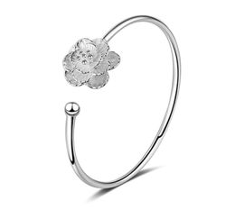 SL083 Silver Bangles For Women Men Open Hand Jewelry Bohemian Fashion Bracelet Chinese Style Adjustable Cuff Bracelets Bangles4573763