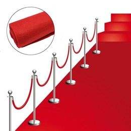 Carpets Beautiful Red White Wedding Aisle Runners Indoor Outdoor Floor Party Celebration Events Decoration Carpet RugsCarpets 284T