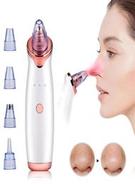 Electric Vacuum Suction Cleaner Face Cleaning Blackhead Removal Black Spot Facial Cleansing Machine Skin Scrubber Pore Cleanser8295260