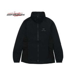 Giacca giacca da calda con cerniera esterna con cerniera per donne 30091- Black AH35