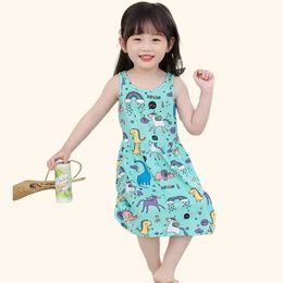 Girl's Dresses Cute Summer Childrens Clothing Girl Dress Childrens Clothing Girl Party Clothing Princess Fashion Clothing Cartoon Beach DressL2405