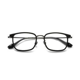 Optical Eyeglasses For Men Women Retro GMS 635 Designer Fashion Sheet Glasses Titanium Frame Detailed Elasticity Square Style Anti-Blue Light Lens Plate With Box