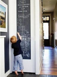 45x200cm Chalkboard Wall Stickers Blackboard Black Chalk Board Sticker Mini Portable Decal Peel Stick on wall paper for kids Chi6487434