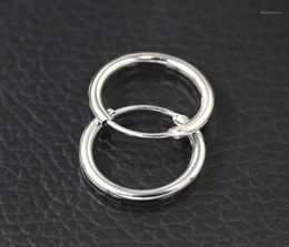 Whole Gold Silver Plated Hoop Earrings Small Huggie Round Circle Loop Earring Women Men Ear Jewelry Accessories Cool Pendient8825020