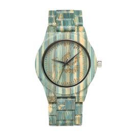 SHIFENMEI Brand Mens Watch Colourful Bamboo Fashion Atmosphere Watches Environment Protection Simple Quartz Wristwatches 235R