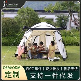 Tents And Shelters Boting Tunnel Tent Outdoor Camping Beach Awning Two-in-one Portable Folding Picnic G6