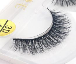 3D Handmade Eyelashes Synthetic Artificial Min k False Mi nk Eyelas hes Lash Exte nsion For Daily Use1710904