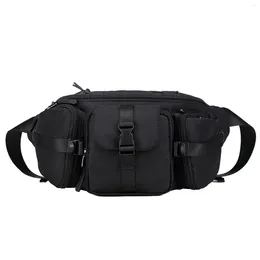 Waist Bags Men Messenger Bag Fashion Solid Colour Multi Functional Large Tote For Women Work Leather Case Man Business