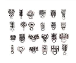 500pcs Antique Charm Bail Beads Spacer Beads Pendant Clips Pendants Connectors For Bracelet Necklace Jewelry Making5494437