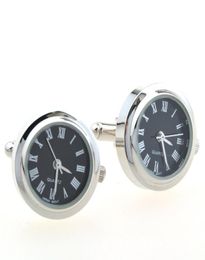 New Arrival Real Watch Cufflinks VAGULA Clock Cuff links With Battery tourbill Machine Core Mechanical Gemelos9505059